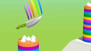 Slice It All! 🌈💥 The Most Relaxing ASMR Knife Game Ever 😌🔪