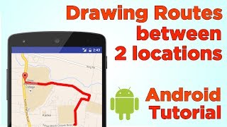 Draw route between two locations in Android - Google Maps Directions API screenshot 5