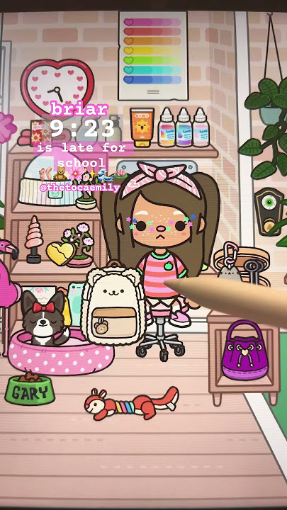 briar is late for school 🏫 |@thetocaemily | #tocaboca #toca #roleplay #tocaroleplay #freetocahouses