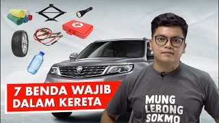 7 Benda Wajib dalam Kereta