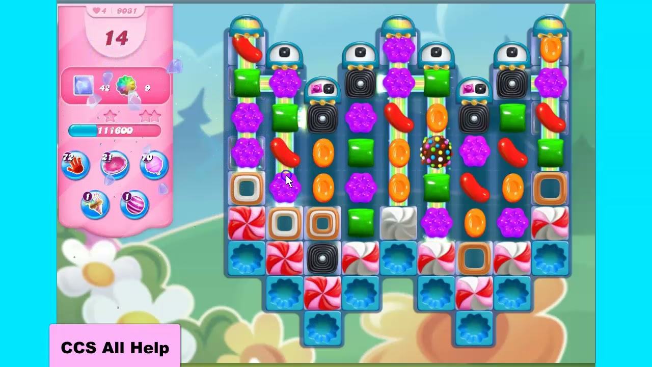 Candy Crush Saga All Help: Candy Crush Saga Level 9031 Tips and video