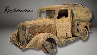 Restoring a Vintage Ford Pickup Tank - Bringing History Back to Life!
