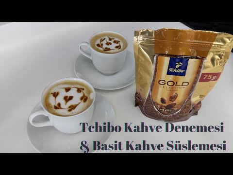 Tchibo Gold Kahve ile Basit Latte Art Nasıl Yapılır ☕ // Tchibo Ürün Değerlendirme