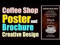 How to make a Minimalist Design Coffee Shop Poster and Brochure In Adobe Illustrator