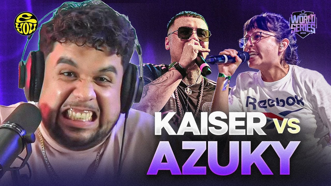 NUNCA LE HABLES A KAISER DE DRAGÓN BALL Z! - Reacción a AZUKY vs KAISER - FMS WS - EYOU TV