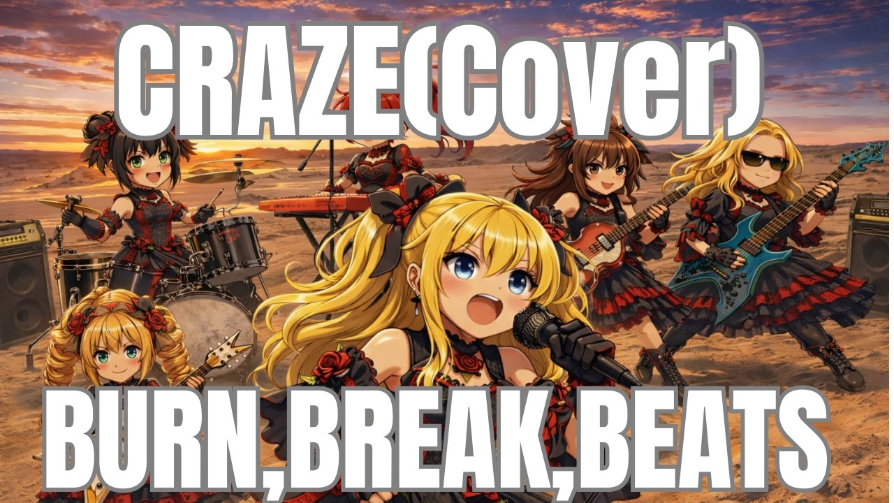 CRAZE/BURN,BREAK,BEATS（Cover）