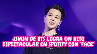 ¡Jimin de BTS Rompe Récords en Spotify con ‘FACE’ y Deja al ARMY sin Aliento!