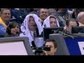 Bat invades basketball game