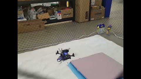 250g quadcopter manually controlled indoor using optitrack as GPS