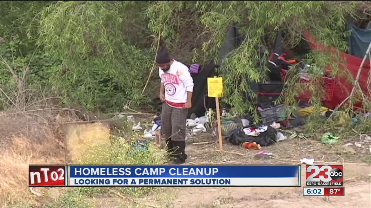 Homeless camp cleanup YouTube