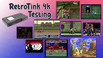 Retrotink 4K Test Footage on lots of Systems (XBOX/SNES/N64/Genesis/32X/PS2/GBA/Saturn)
