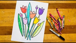 Shape Tulips - COOL BEANS CLUB- Quick Draw Confidence Builders