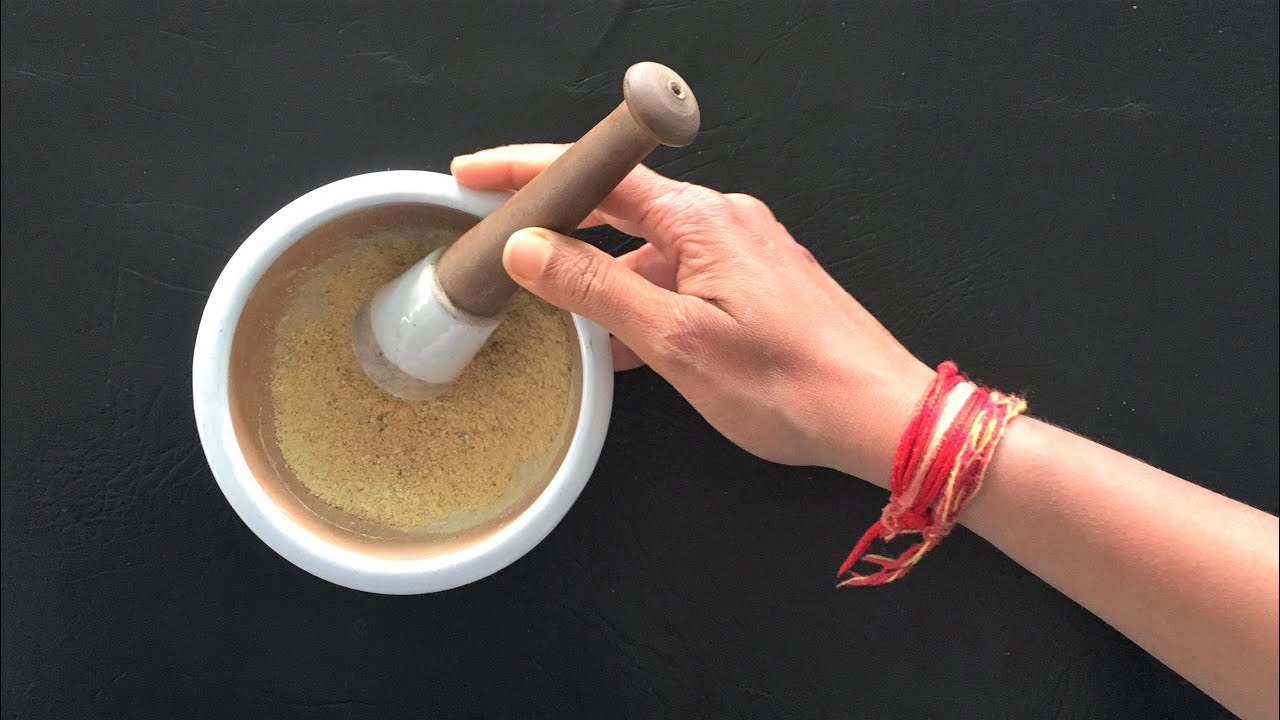 Pestle and Mortar = Basic Instruction and Proper Use Guidelines (HINDI