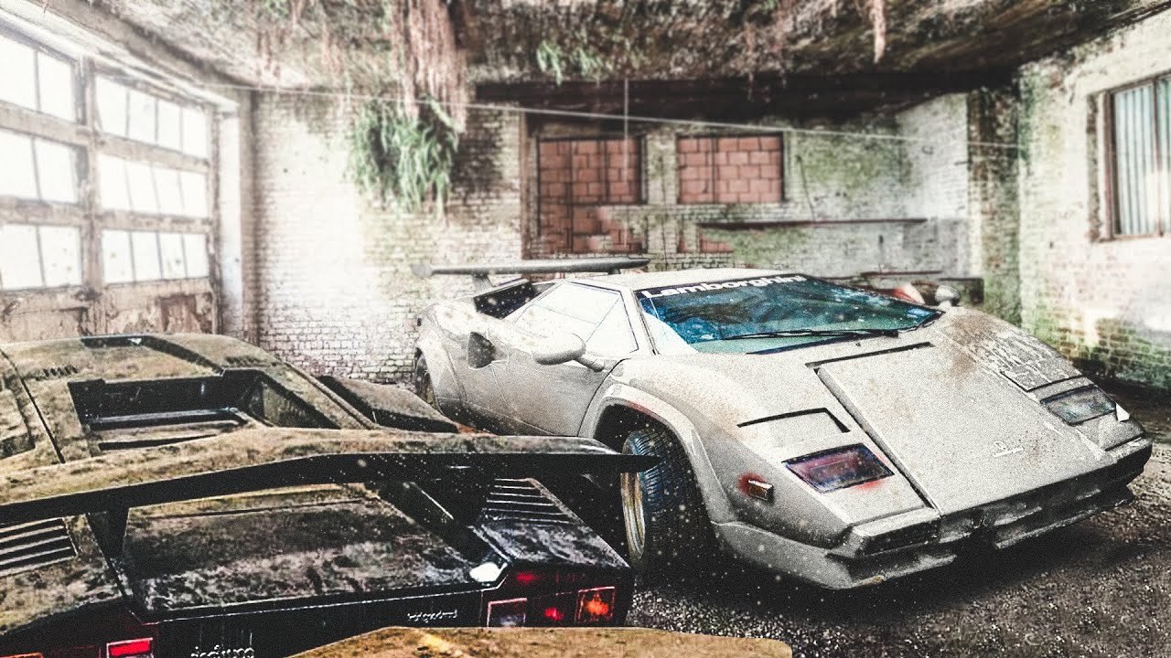 Youtuber finds 2 abandoned Lamborghinis Countach