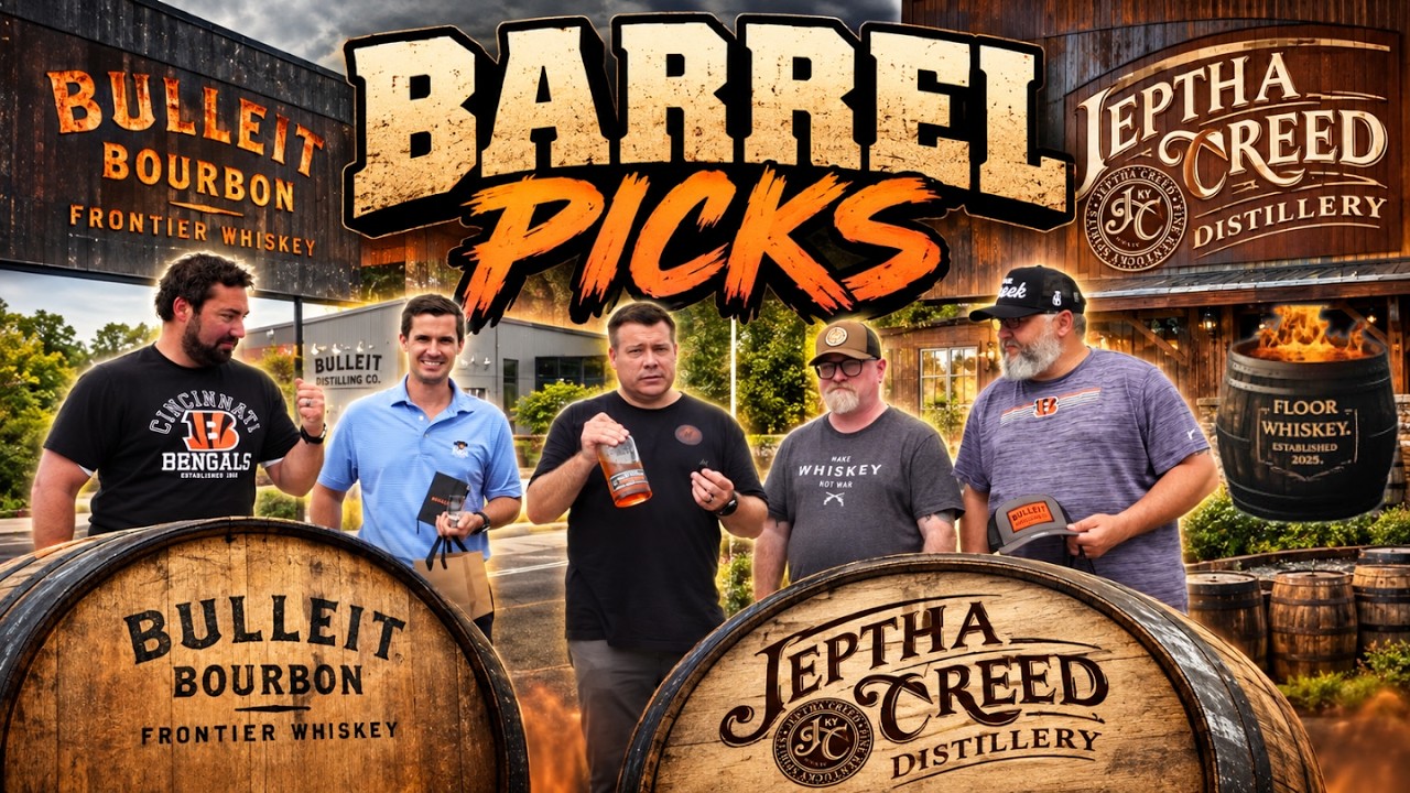 We Picked THREE Bourbon Barrels in ONE DAY! | Bulleit & Jeptha Creed
