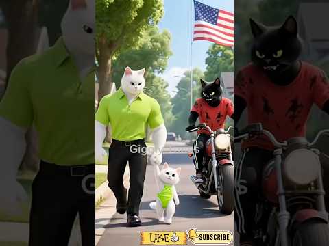 القط الاسود خطف القطط الصغيرة بس المفاجاه ف الاخر