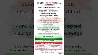 FutureRCM Hiring – Surgery Coders (WFH)