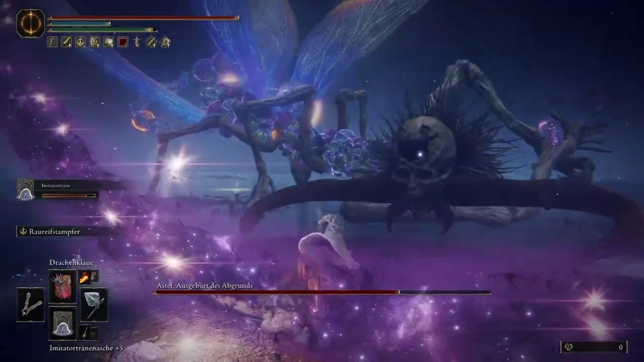 Elden Ring Astel Ausgeburt Des Abgrunds ELDEN RING Astel, Ausgeburt des Abgrunds Boss Fights, PC GAMEPLAY