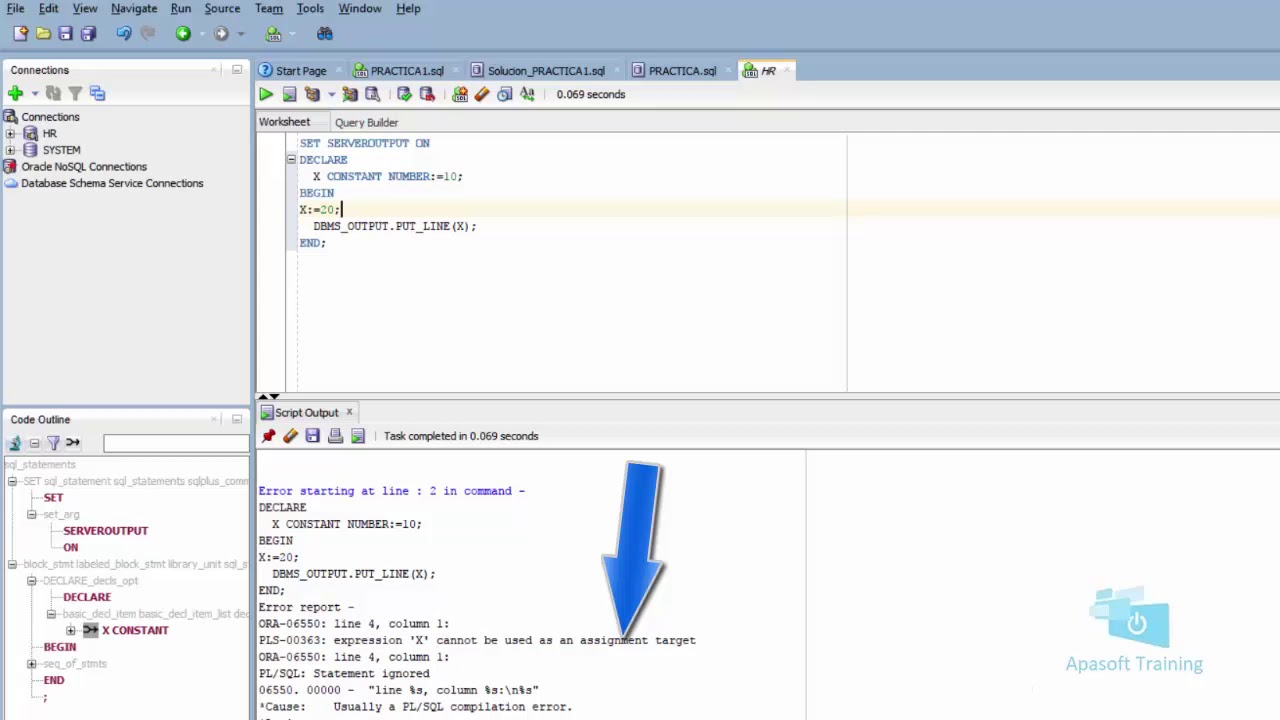 Curso de Oracle PL/SQL 12c- Cap 6. Constantes y not null - YouTube