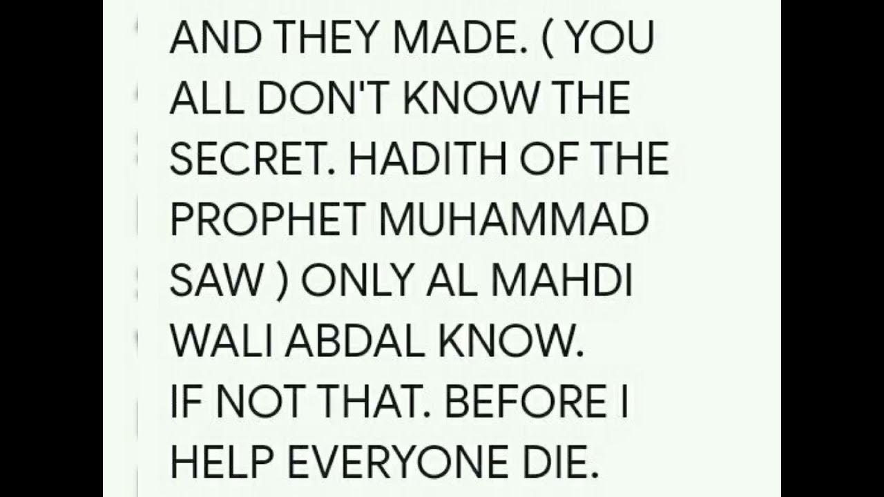 just-al-mahdi-know-about-al-mahdi-hadist-says-youtube