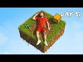 (DAY 51) I Survived One Block Minecraft… But It Got INSANE! 😱