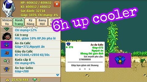 #ngocrongonline#nctgaming#upcooler Ngọc Rồng Online - Thành quả 6h up cooler