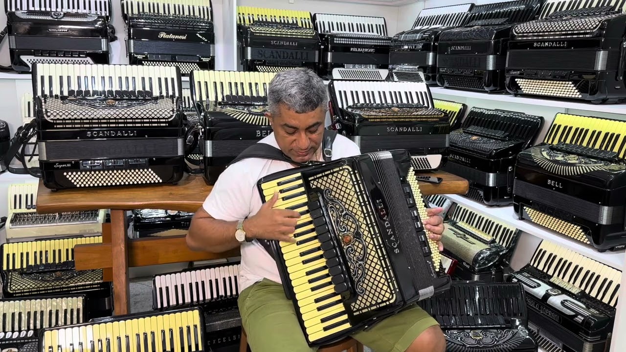 Scandalli Super V Violin dupla ressonância