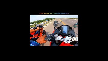KTM Rc 390 vs Apache RR 310 Drag Race #shorts