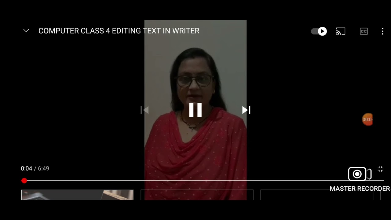 Class 4 Lesson -4 Editing Text in Writer (part 1) - YouTube