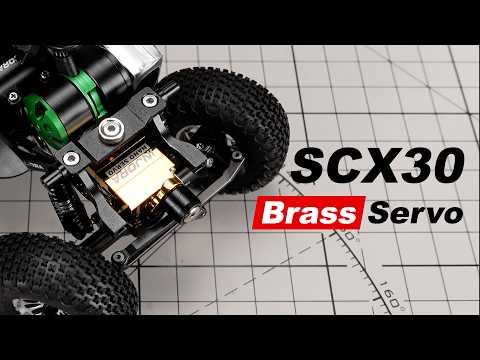 INJORA Brass N30 Pro Servo for Axial 1/30 SCX30 | More Front-End Weight