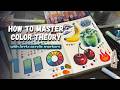 How to MASTER color theory with acrylic markers 🎨| EASY Arrtx beginner drawing tutorial 🍒🫑🍌