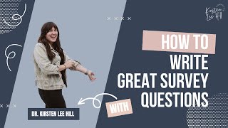 How To Write Great Survey Questions | Makeover for Podcasting Platform