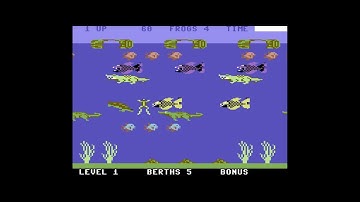 Frogger II: Threeedeep! (C64 Longplay)