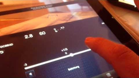 Panasonic GH3 iPad Remote