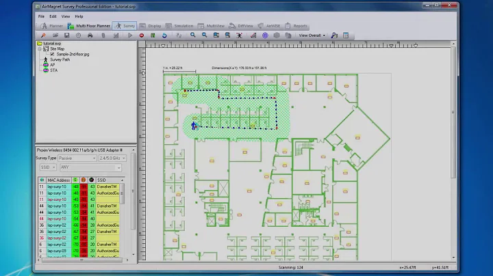 NetAlly: formerly Netscout: AirMagnet Survey PRO – How to Conduct a Survey