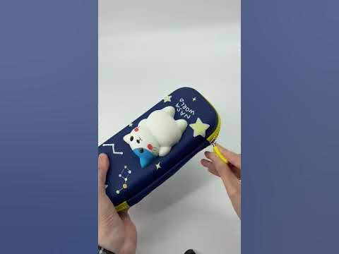 Котик сквиш синий Пенал/ Яндекс маркет 4638786080#школа #пенал #рюкзак ...
