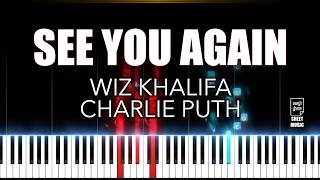 See You Again - Wiz Khalifa ft. Charlie Puth - Piano Tutorial | Synthesia + Sheet Music