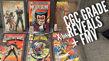 CGC Unboxing of Modern Key Comics — Grade reveals and FMV! 🔥