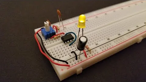 Astable 555 timer - 8-bit computer - Part 1