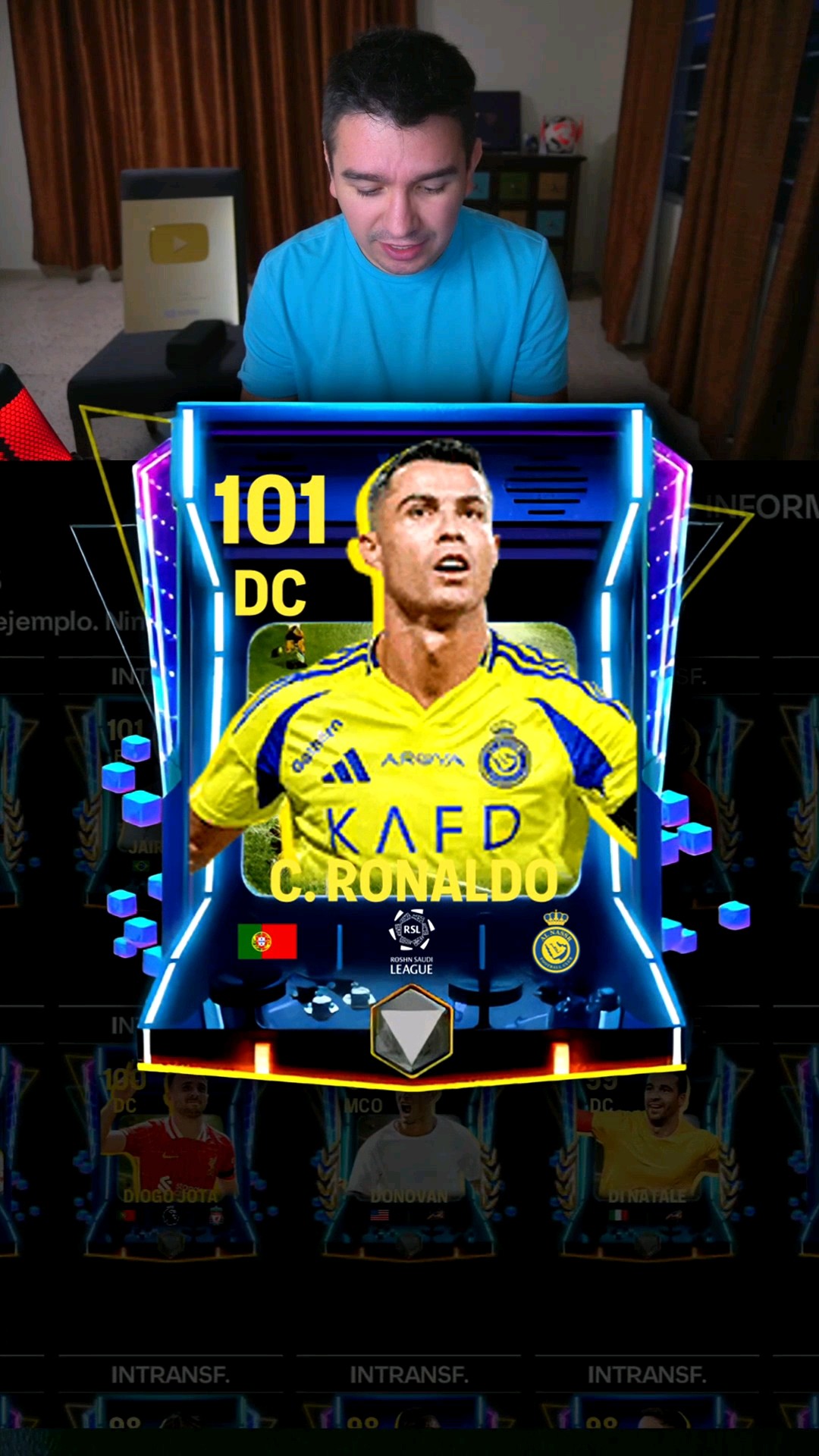 Día 1 Buscando a #CristianoRonaldo en #FCMOBILE nuevo evento #Retro #Stars #Dybala #Jairzinho