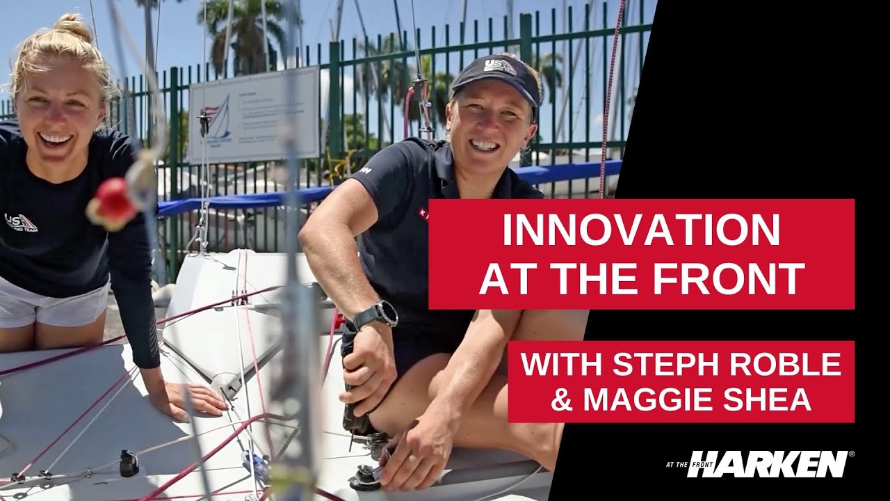 Innovation At The Front: New Harken 49erFX Jib Cleat with Olympians Stephanie Roble & Maggie Shea