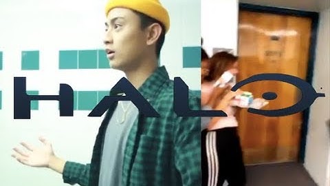 Halo Theme Song Performed By 80 Guys In 1 bathroom + Girls Point of View