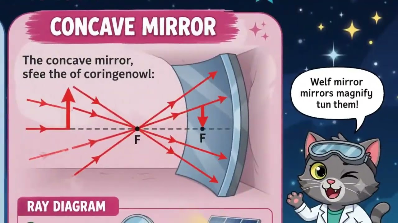 Convex And Concave Mirrors In 10 Seconds #science #physics #convex