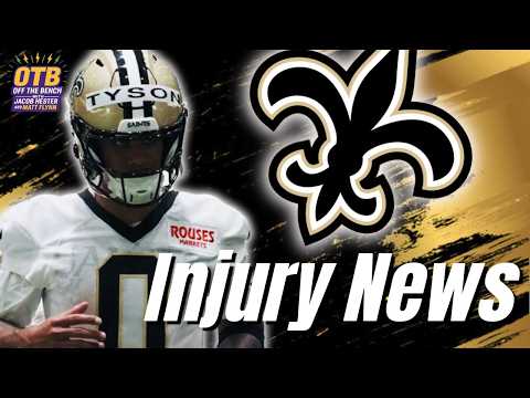 Saints WR Jordyn Tyson Suffers Hamstring Injury | Why Offense Can STILL Be Dangerous