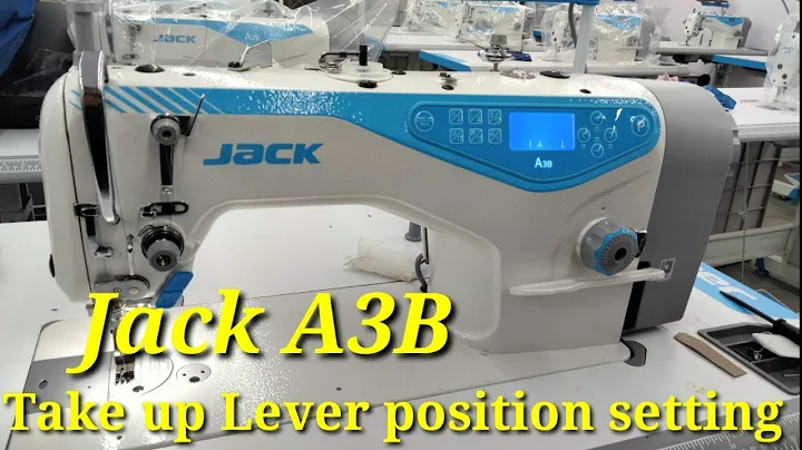 Jack A3 take up liver setting nedeel position setting