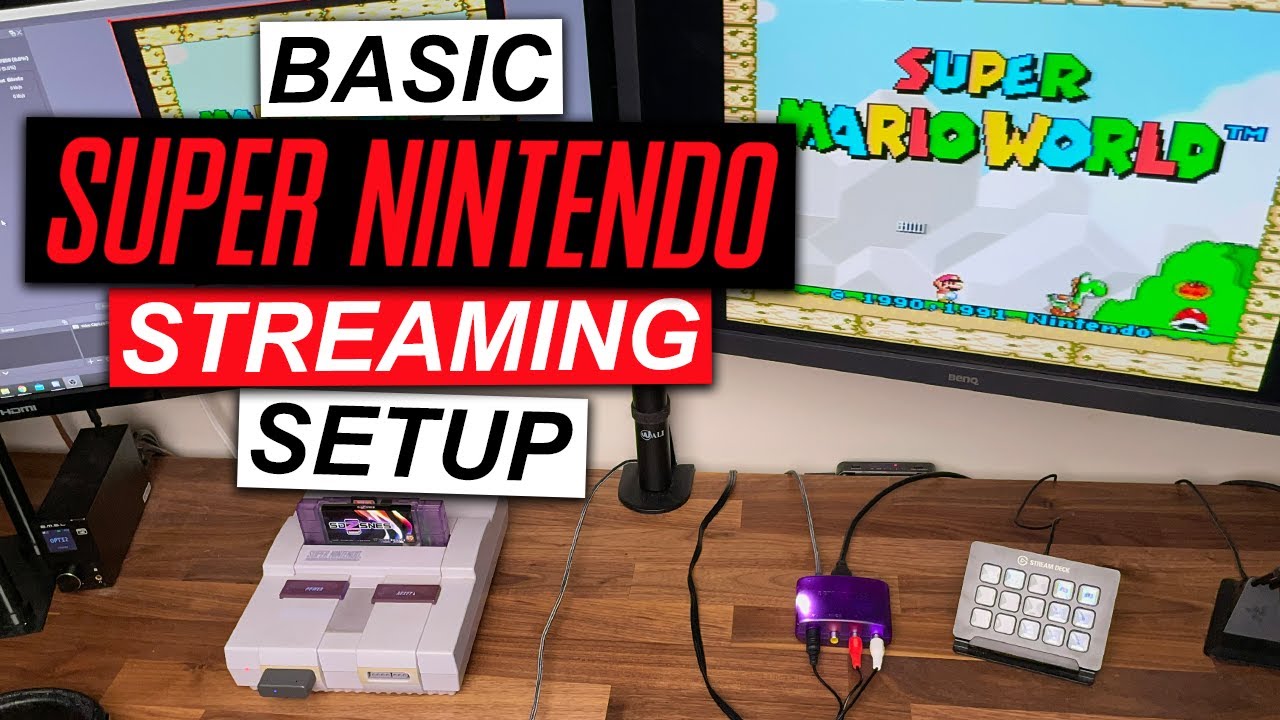 BUDGET FRIENDLY Super Nintendo Streaming Setup - YouTube