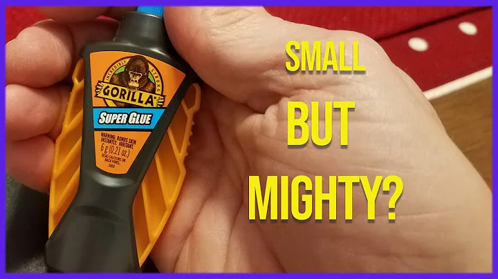 GORILLA SUPER GLUE, can it hold?