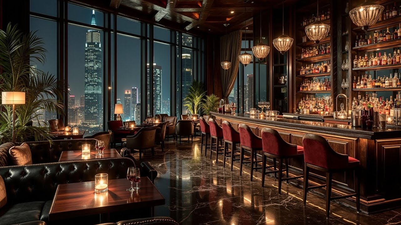 Учебный джаз и ночной джаз~ Умиротворящие инструментальные барные вибрации саксофона