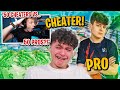 I got 50 CHEATERS vs 50 PROS to scrim for $100 in Fortnite... (most SHOCKING ending)