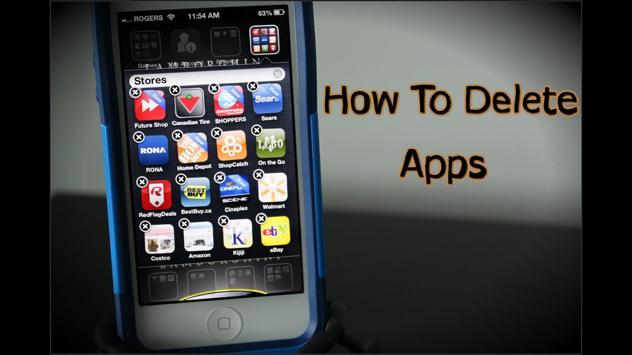 how do i delete an app on iphone 6s